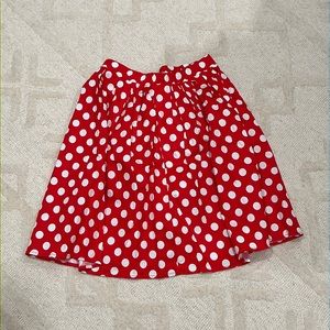 Disney Bounding Skirt!! NWT Red and White Polka Dot Midi Skirt